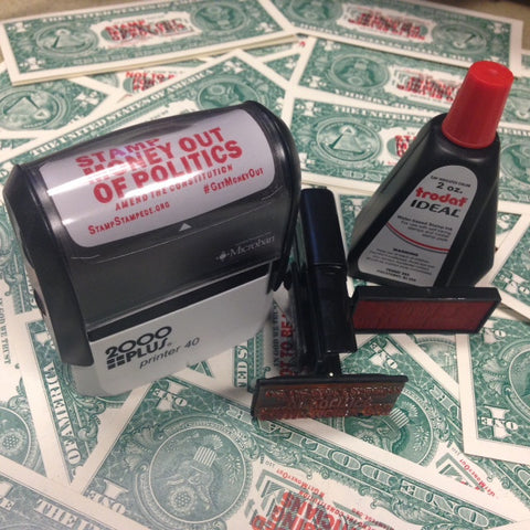 Stamp Money Out of Politics Gift Package